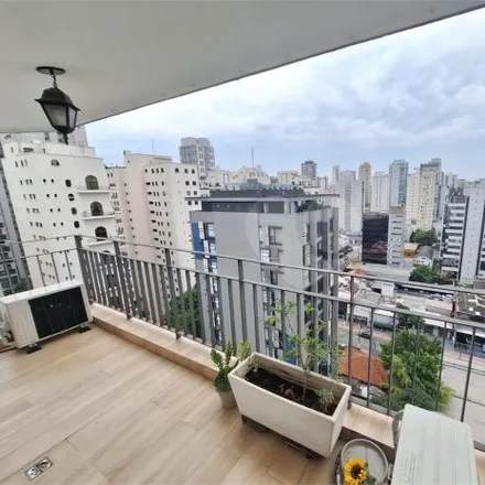 Buy this 4 bed apartment on Edifício Maison Lovre in Avenida Jurucê 144, Indianópolis