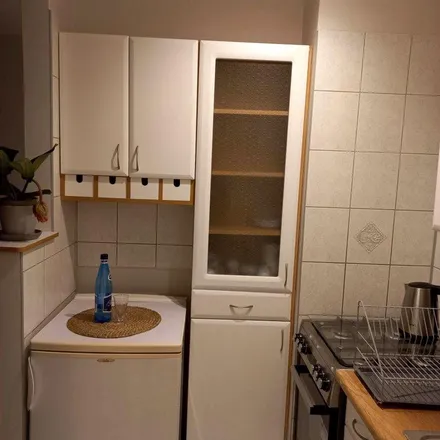 Rent this 1 bed apartment on Zespół Szkół nr 18 in Młodych Techników, 53-642 Wrocław