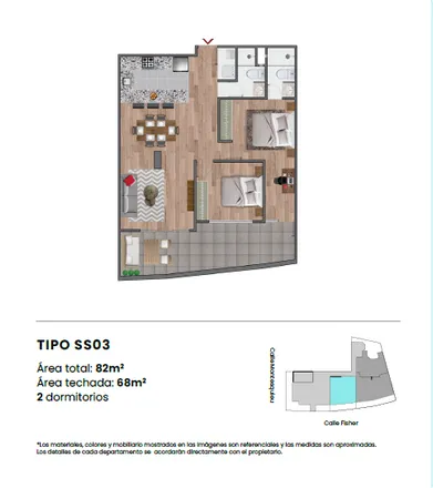 Buy this 3 bed apartment on Open Plaza Angamos in Avenida Angamos Este 1805, San Borja