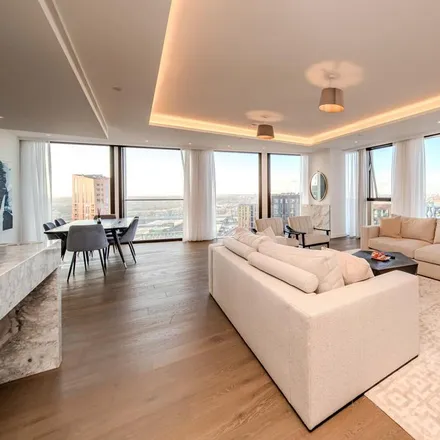 Rent this 3 bed apartment on The Modern in Viaduct Gardens, Nine Elms