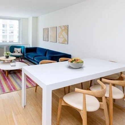 Rent this 1 bed apartment on Fifty Third and Eighth in 301 West 53rd Street, New York