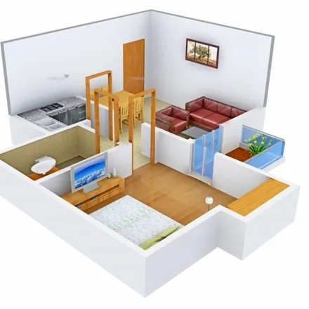 Rent this 1 bed apartment on unnamed road in Gautam Buddha Nagar, Shahdara - 210305