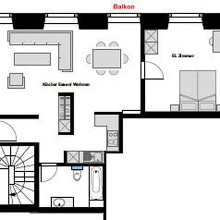 Rent this 1 bed apartment on Biberstrasse 50 in 8240 Barzheim, Switzerland