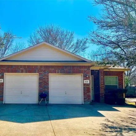 Rent this 3 bed house on 896 Mirabell Court in Arlington, TX 76015
