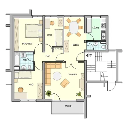 Image 2 - Keltenstraße 20, 72488 Sigmaringen, Germany - Apartment for rent