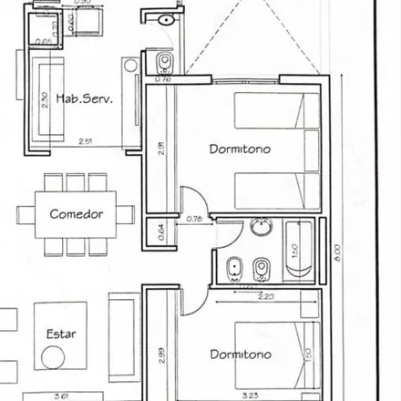 Buy this 2 bed apartment on Austria 2469 in Recoleta, C1425 EID Buenos Aires