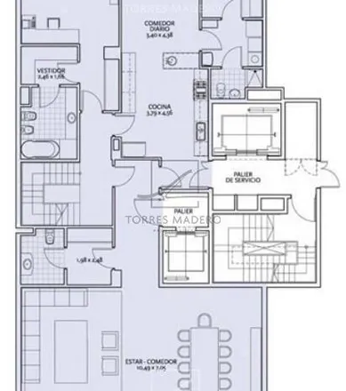 Buy this 3 bed apartment on Edificio Dique in Pierina Dealessi 510, Puerto Madero