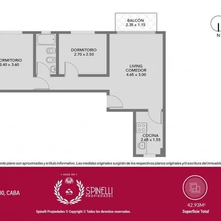 Buy this 2 bed apartment on Andrés Ferreyra 4015 in Nueva Pompeya, C1437 JDA Buenos Aires
