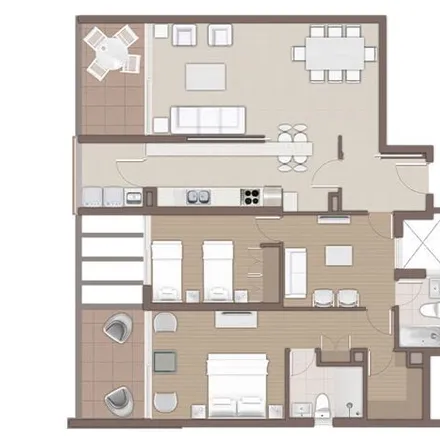 Buy this 2 bed apartment on Avenida La Dehesa 50 in 769 0286 Lo Barnechea, Chile