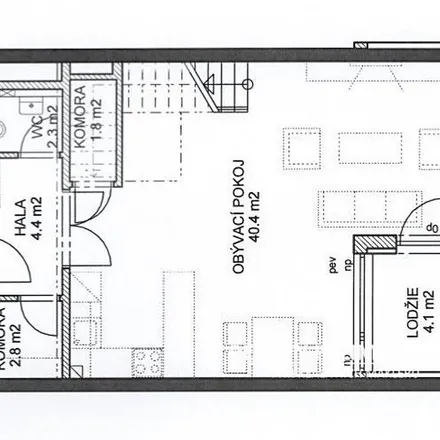 Rent this 3 bed apartment on Zakšínská 607/14 in 190 00 Prague, Czechia