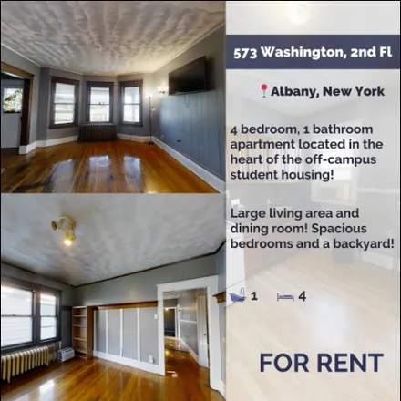 Rent this 4 bed condo on 573 Washington Avenue