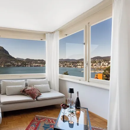 Rent this 3 bed apartment on Lugano in Distretto di Lugano, Switzerland