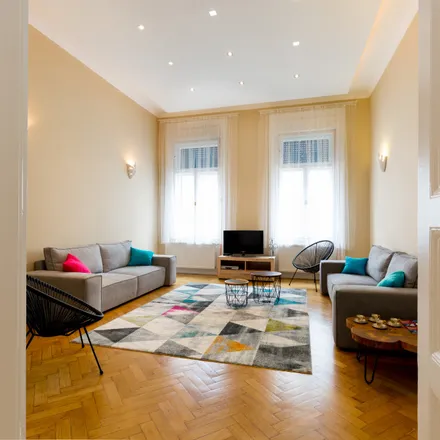 Rent this 2 bed apartment on Budapest in Rákóczi út 78, 1074