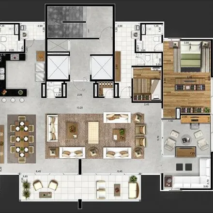 Buy this 5 bed apartment on Rua Doutor Clóvis de Oliveira in Morumbi, São Paulo - SP