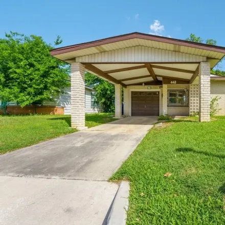 Buy this 3 bed house on 443 Hub Ave in San Antonio, Texas