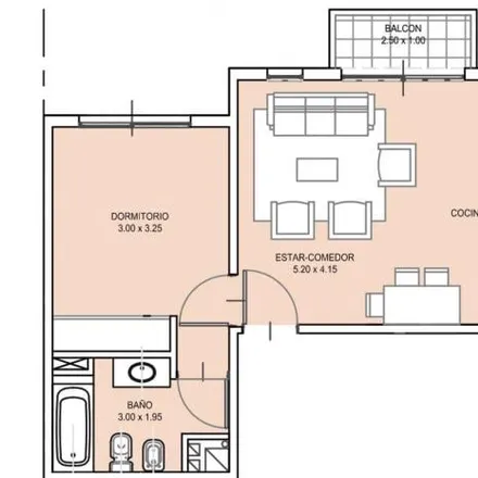 Rent this 1 bed apartment on Nogoyá 2491 in Villa del Parque, C1417 CUN Buenos Aires