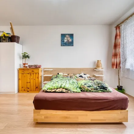 Rent this 1 bed apartment on Rudolfa Holeky 636/2 in 198 00 Prague, Czechia