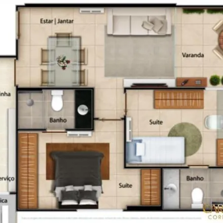 Buy this 3 bed apartment on Dalmóbile Ambientes Planejados in Rua Milton Caldeira, Itapuã