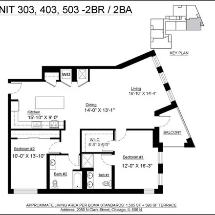 Image 2 - 2044-2050 North Clark Street, Chicago, IL 60614, USA - Apartment for rent
