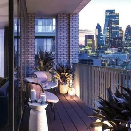 Rent this studio apartment on Saffron Wharf in Asher Way, London