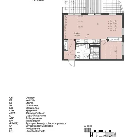 Image 9 - Linnankatu 69, 20200 TURKU, Finland - Apartment for rent