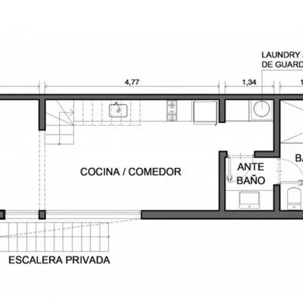 Buy this 1 bed apartment on 30 - General Martín Miguel de Güemes 1013 in Luján Centro, 6700 Luján