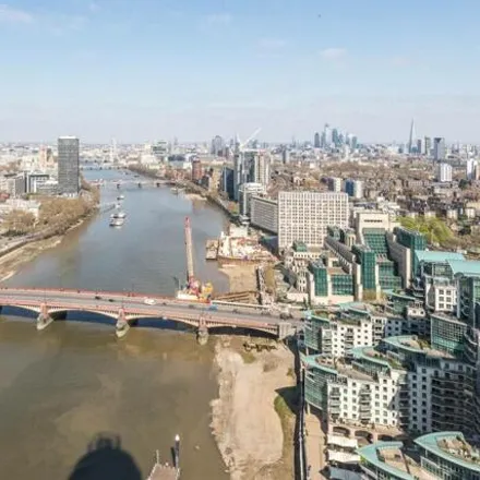 Rent this 3 bed apartment on Saint George Wharf Tower in 1 Nine Elms Lane, London