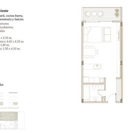 Buy this 1 bed apartment on Almirante Daniel De Solier 1135 in Belgrano, C1424 BCL Buenos Aires