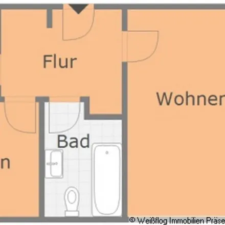 Rent this 2 bed apartment on Brade in Chemnitzer Straße, 01587 Riesa