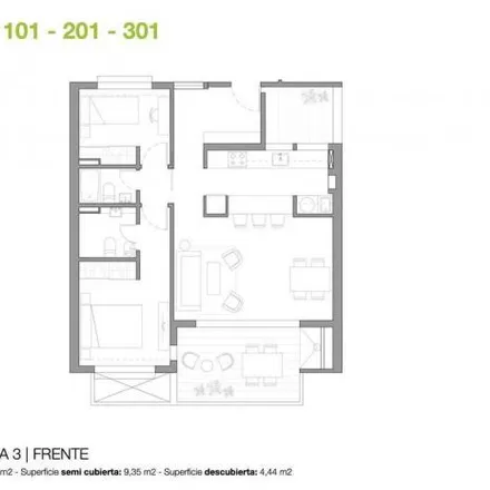 Buy this 2 bed apartment on Doctor Pedro Ignacio Rivera 4331 in Villa Urquiza, 1430 Buenos Aires