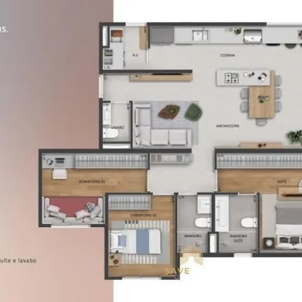 Buy this 2 bed apartment on Rua Armando Salles de Oliveira in Cidade Nova I, Indaiatuba - SP