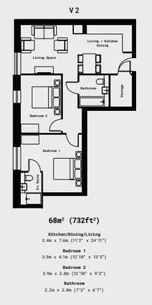 Image 9 - PPL Claims, Kimpton Road, Luton, LU2 0GD, United Kingdom - Apartment for rent