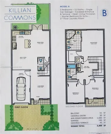 Image 2 - 10606 Southwest 118th avenue, Kendall, FL 33186, USA - Townhouse for rent