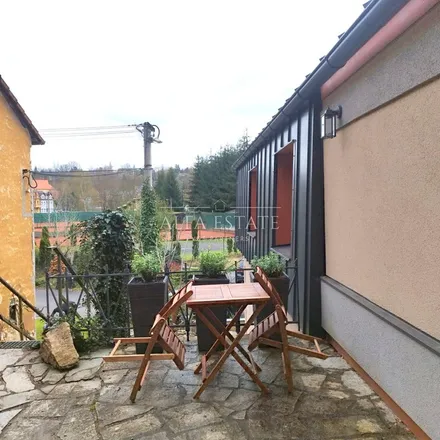 Rent this 1 bed apartment on Pod Parkem 22/24 in 362 63 Dalovice, Czechia