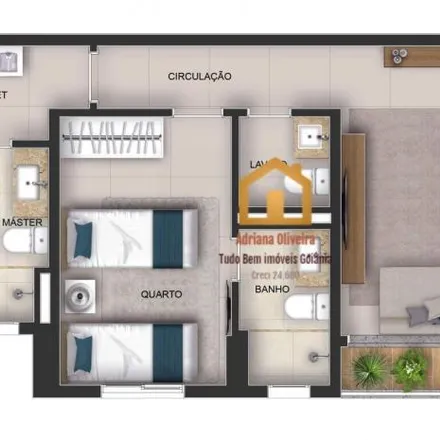 Buy this 2 bed apartment on Californios Restaurante e Choperia in Rua 146, Setor Marista