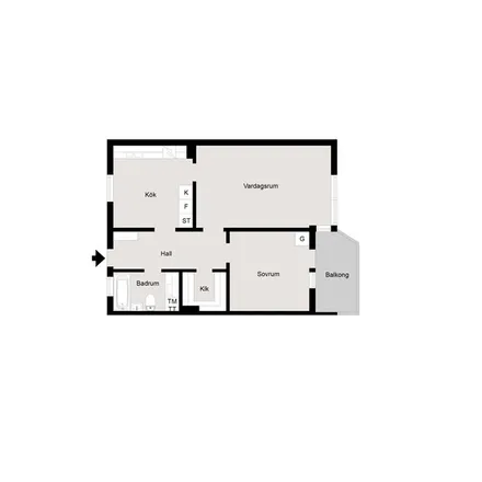 Rent this 2 bed apartment on KappAhl in Strandvägen, 444 31 Stenungsund