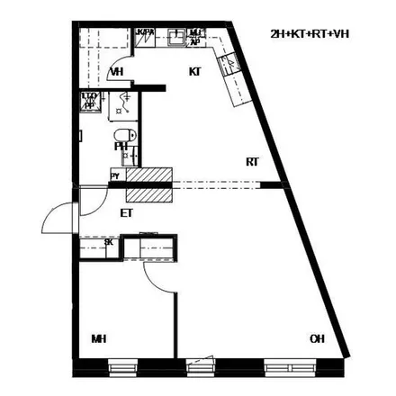 Rent this 2 bed apartment on Hietasaarenkuja 4 in 00220 Helsinki, Finland