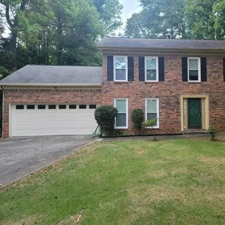 Rent this 4 bed house on Delk-Hunton Cemetery in Raintree Way Northeast, Cobb County