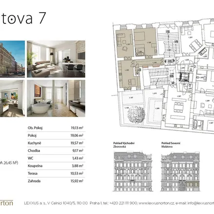 Rent this 1 bed apartment on Malátova 538/10 in 150 00 Prague, Czechia