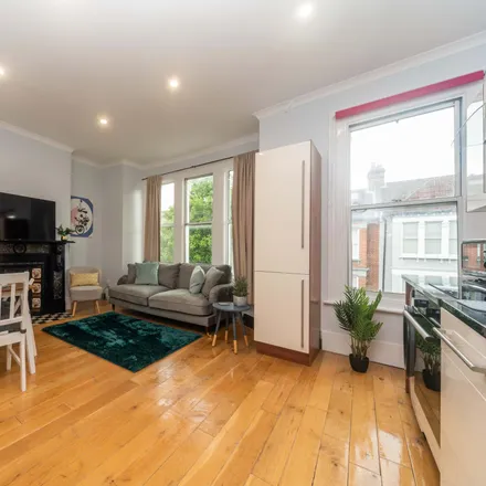 Rent this 2 bed apartment on Clapham North Arts Centre in 26-32 Voltaire Road, London