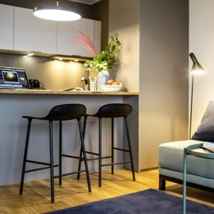 Rent this studio apartment on Oskar-von-Miller-Straße 12 in 60314 Frankfurt, Germany