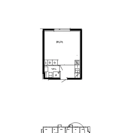 Rent this 1 bed apartment on Källbogatan in 941 63 Piteå, Sweden