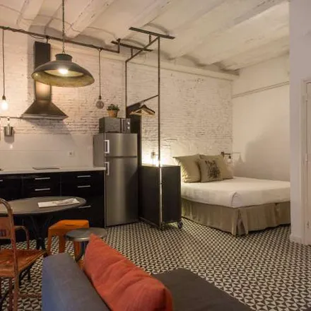 Rent this 1 bed apartment on Lluis de les Moles in Carrer de les Moles, 08001 Barcelona
