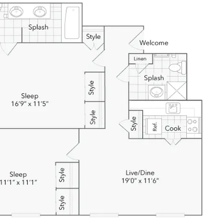 Rent this 2 bed apartment on 201 E Chestnut
