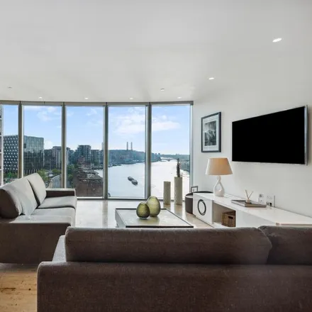 Rent this 2 bed apartment on Saint George Wharf Tower in 1 Nine Elms Lane, Nine Elms