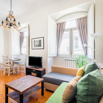 Rent this 1 bed apartment on Rua Nova do Almada 18 in 1200-289 Lisbon, Portugal