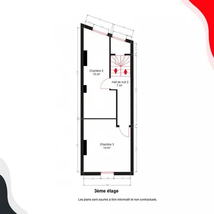 Rent this 3 bed apartment on Rue Puits-en-Sock 161 in 4020 Grivegnée, Belgium