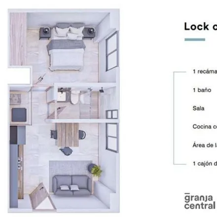 Buy this 1 bed apartment on Coto Palmares in Ciudad Granja, 45010 Zapopan