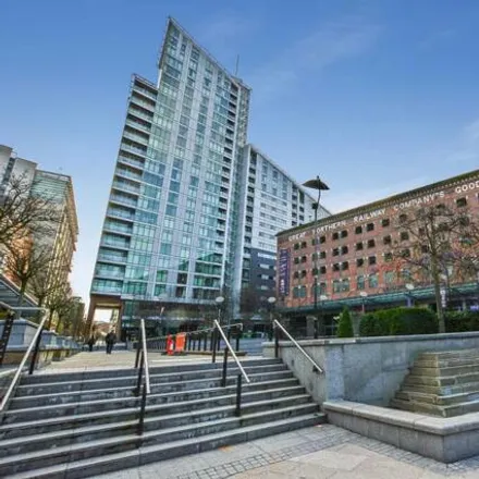 Rent this 1 bed apartment on Great Northern Tower in Watson Street, Manchester