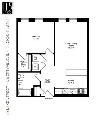 Image 2 - unnamed road, Libertyville, IL, USA - Apartment for rent